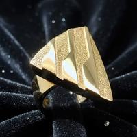 anello oro giallo 18 kt Peter Wong fatto a mano