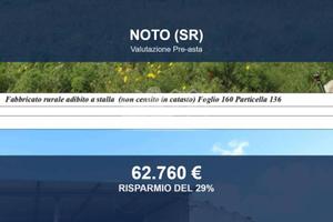 Immobile in asta di 62707 m² a Noto