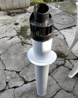 terminale orizzontale per caldaia condensazione 