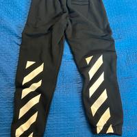 pantaloni tuta off white