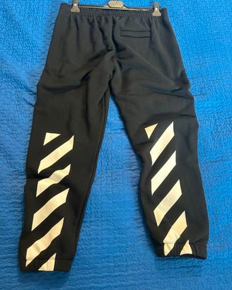 pantaloni tuta off white