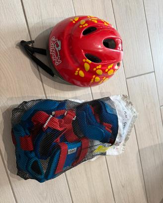Casco e protezioni per bambini