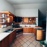 Cucina angolare con penisola ArcLinea modello Vene