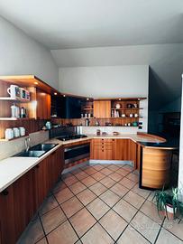 Cucina angolare con penisola ArcLinea modello Vene