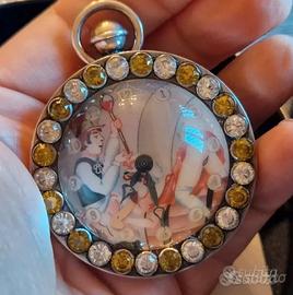 CORUM Erotic con Automa-Cristallo/Argento Vintage