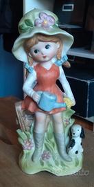 Statuina vintage bambina