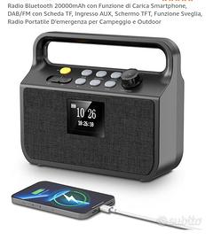 Radio Bluetooth 20000mAh Caricatore Smartphone