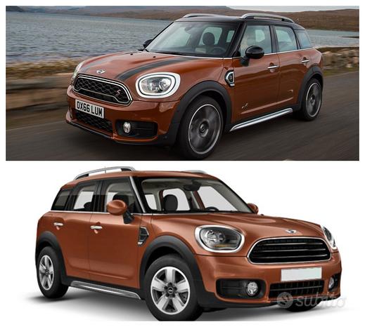 Mini Countryman paraurti spoiler fanale assetto