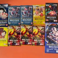 Lotto 9 bustine one piece tcg: romance dawn OP01 J