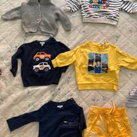 Abbigliamento bimbo da 1 a 3 anni