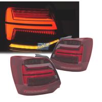 FANALI VOLKSWAGEN VW POLO V 09-17 LED ROSSO DINAMI