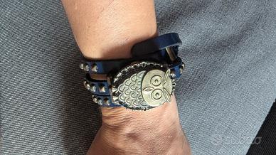 Orologio  da polso artigianale steampunk