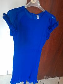 vestito  ragazza  12/13 anni  elegante blu 