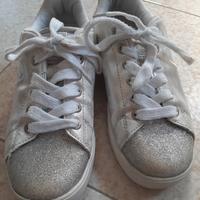 Scarpe nr. 36 sergio tacchini bianco argento