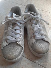 Scarpe nr. 36 sergio tacchini bianco argento