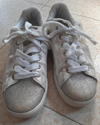 Scarpe nr. 36 sergio tacchini bianco argento