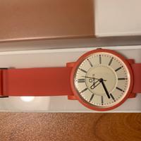 Orologio in gomma fucsia