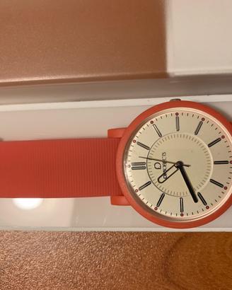 Orologio in gomma fucsia