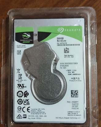 Hard disk interno Seagate BarraCuda 2.5pollici