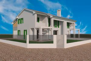 Campodarsego - porzione di bifamiliare al grezzo