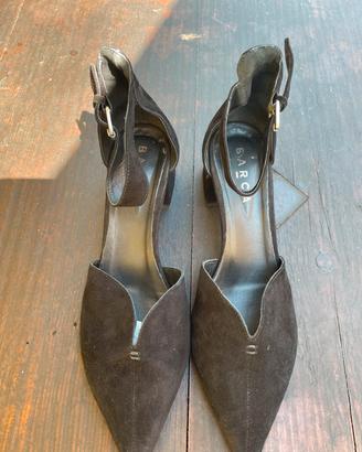 scarpa décolleté scamosciata nera Barca