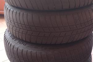 4 gomme barum con cerchi dritti per fiat 175/65R14