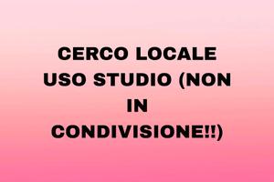 Locale uso studio NON in condivisione