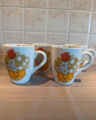Set 4 tazze da tè / cappuccino THUN