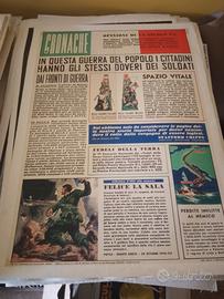 manifesto poster pubblicitario cronache guerra 42