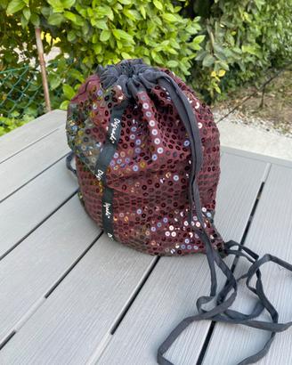 Zainetto a sacco con paillettes