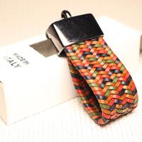 Portachiavi in cuoio artigianale italiano Art.039