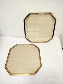 coppia Vassoi anni 70 Alberto sordi 