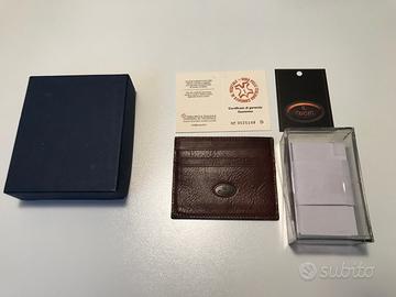 Portacarte in vera pelle marca IL CUOIO