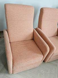 Coppia di poltrone reclinabili 