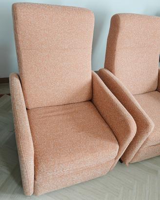 Coppia di poltrone reclinabili 