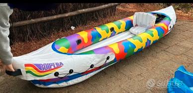canoa gonfiabile 3 posti