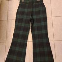 Pantalone scozzese Goldenpoint verde/blu