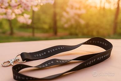 Laccetto porta badge originale Vogue Eyewear nero