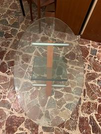 Tavolinetto in vetro