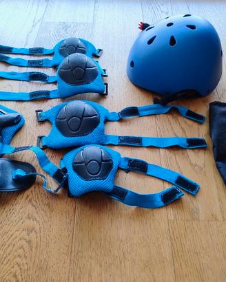 Protezioni complete per bambini per pattini e 
