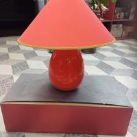 lampada da tavolo vintage anni '70 con base cerami