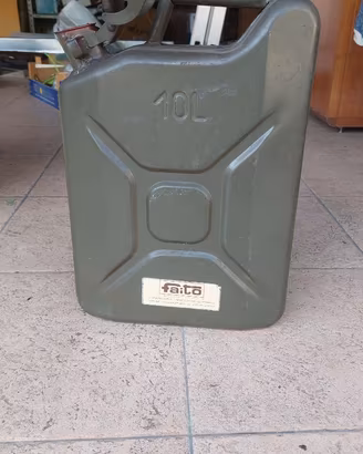 tanica in ferro da 10 litri