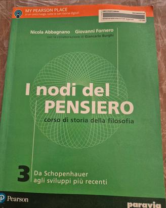 Libro scolastico i nodi del pensiero