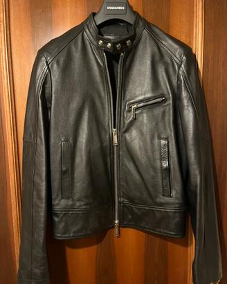 Giacca  uomo in pelle Dsquared2 tg 46