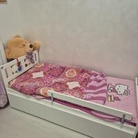 Lettino Ikea Kritter con cassetti contenitore
