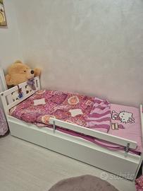 Lettino Ikea Kritter con cassetti contenitore