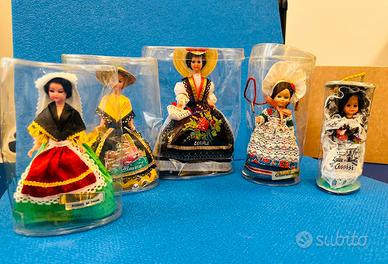 Lotto 5 bamboline Vintage anni ‘70 da collezione