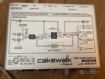 Interfaccia audio USB Cakewalk UA-25EX di Roland