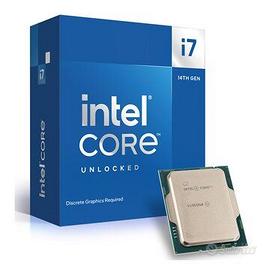 Intel i7 14700kf Cpu processore gaming/work