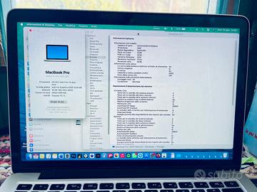 Apple Macbook Pro 13'' del 2015 (16 GB, 512 GB)